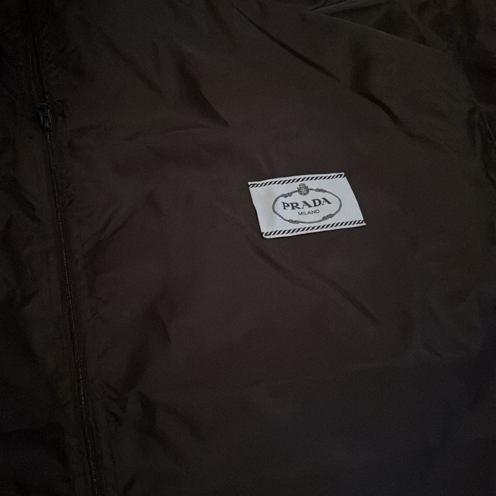 💙 NWT PRADA NAVY Garment bag long zipped nylon waterproof - Picture 3 of 4